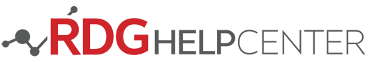 RDG Help Center